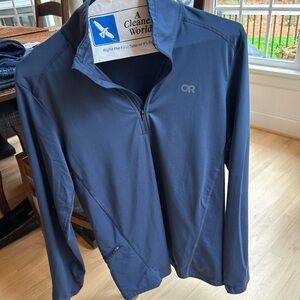 OR Navy Quarter-Zip Pullover